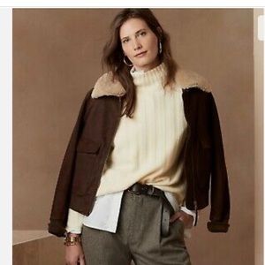 Petite Italian Merino turtleneck sweater